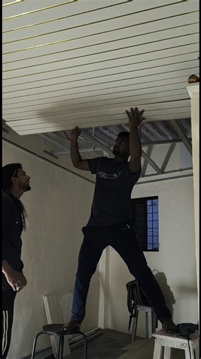 PVC False Ceiling Installation । How to Install PVC Panel । PVC panel Cutting #pvcceiling