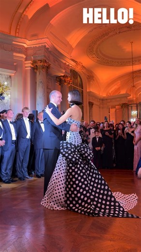 HELLO! Magazine on Instagram: "The granddaughter of fashion designer Carolina Herrera, Carolina B. Lansing, paid homage to her grandmother at Le Bal des Débutantes in a polka-dot dress created by Wes Gordon and danced with her proud father, Gerrit Livingston Lansing Jr. 🖤 Video: Bestimage Location: Shangri-La Paris Jewellery: V MUSE Champagne: Laurent-Perrier The charities of le Bal: ARCFA – Association for the Cardiology Research from Fetus to Adult at Hospital Necker-Enfants Malades Maria Far