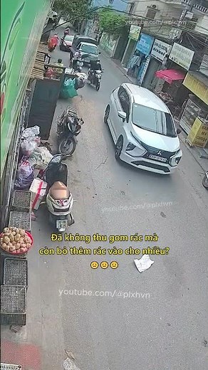 Instead of collecting the trash, they're adding more to the pile? 😟 #environment #society #life