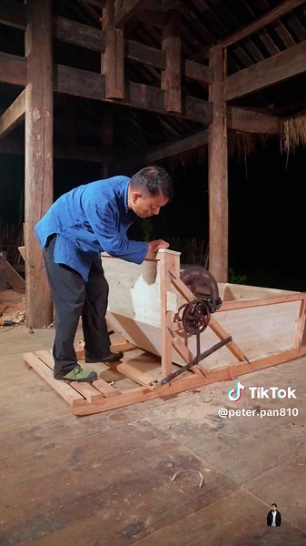 2000 years ago, the Chinese learned to make a threshing machine. Do you know how it was made?#culture #handcraft #handwork #fyp #foryou #ancient #china #chineseculture