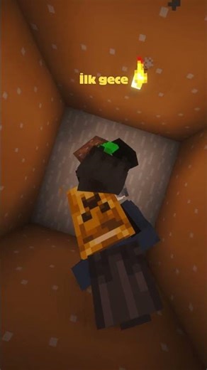 Minecraft İlk Gece #minecraft #mineplus