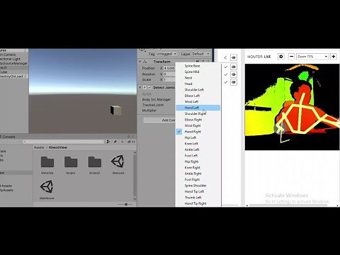 Kinect-Unity Integration Prototype: Controlling Game Objects with Hand Gestures