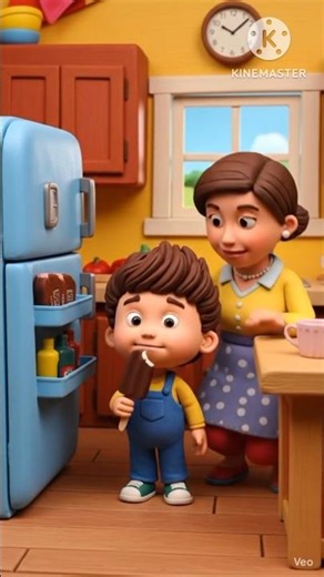 मम्मी ने चिंटू को ज्यादा आइसक्रीम खाने के लिए समझाया #cartoon #viral #animation #kids #kidsvideo