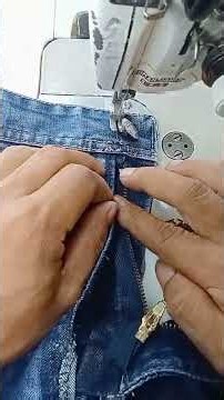 tips for replacing jeans zippers #sewinghacks #sewing