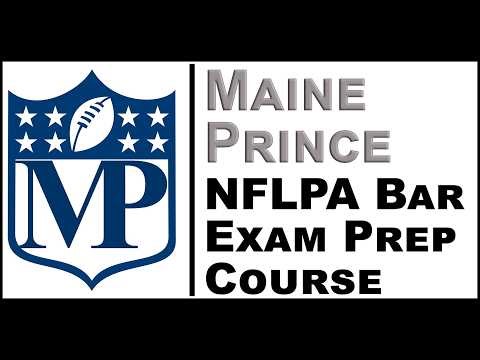 Week 2 - NFLPA Bar Exam Prep Course with NFL Agent, Maine Prince