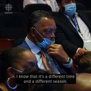 At the memorial for George Floyd, Rev. Al Sharpton said he's 'hopeful' that the moment will result in changes to criminal justice system's treatment of blacks in the United States. | CBC News