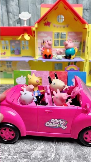 Satisfying with Review Peppa Pig Go To Bed Toy ASMR #peppapig #toys