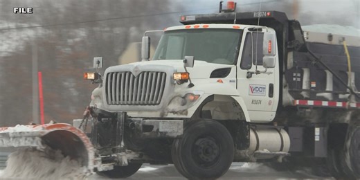 VDOT urges caution for drivers as road crews prep for snow and ice
