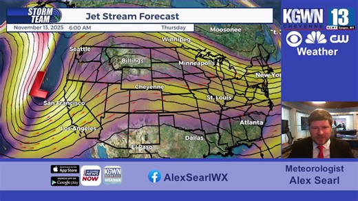Temperatures will be 10 to 15 degrees above average this afternoon. Here is Meteorologist Alex Searl with a look at the forecast! | KGWN TV