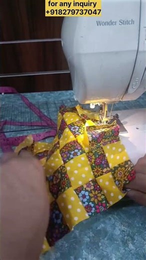Handmade Quilted Backpack for Girls & Kids 🧵🎒 | Vibrant Blocks & Multi-Use | ThreadTalesIndia