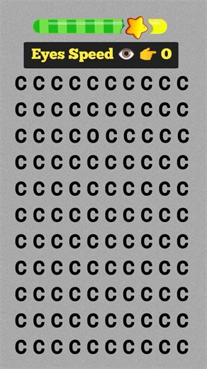 Checking Your Eyes Speed Test 👁 Find 👉 O‎