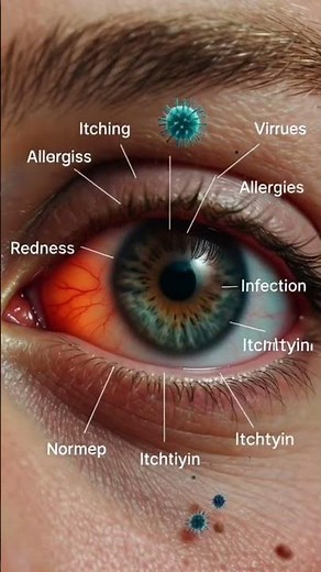 Why Do Eyes Get Red and Itchy? | Eye Infection Explained in 3D