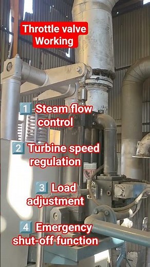 Throttle Valve | 4 Important Functions | Steam Turbine 👇