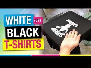 The Art of Screen Printing: White Ink on Black Tees