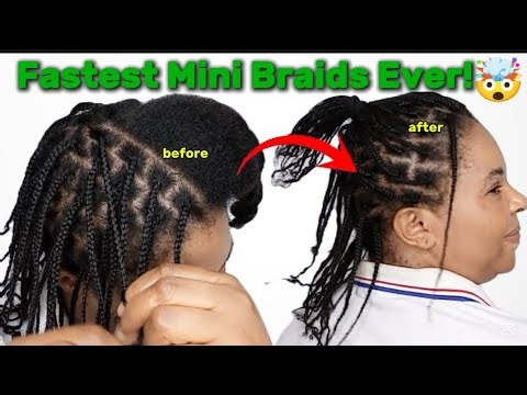 You’ll NEVER Waste Time on Mini Braids Again! Try This Fast Method 😱