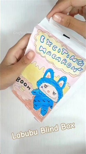 handmade labubu blind box DIY 😱 ✨️ #labubu #blindbox #unboxing #squishy