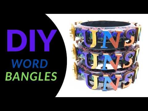DIY Fun Wood Bangles