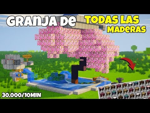 Granja de madera automática FÁCIL para Minecraft 1.21+