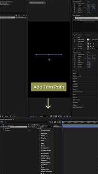 How to Animate a Horizontal Line in Adobe After Effects