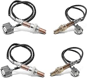 A-Premium O2 Oxygen Sensor Compatible with Jaguar XJ8/XJR/Vanden Plas 2004-2005, XK8/XKR/S-Type 2003-2006, Super V8 2005, X-Type 2002-2008, 2.5L 3.0L 4.2L, Upstream & Downstream, 4-PC Set