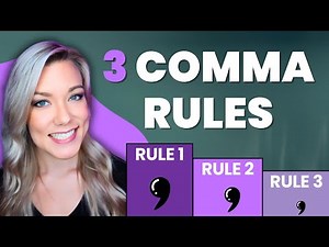 Top 3 Comma Rules You Need to Know | Basic English Punctuation Made Easy