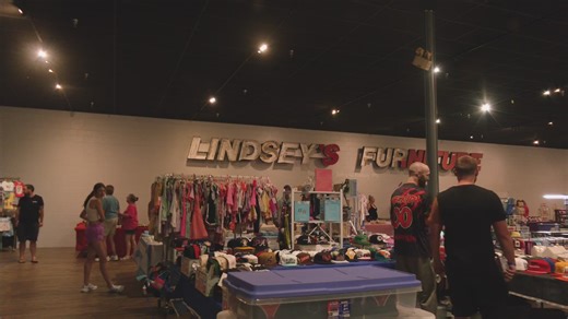 Panama City Beach residents shopped locally at the 1st indoor flea market