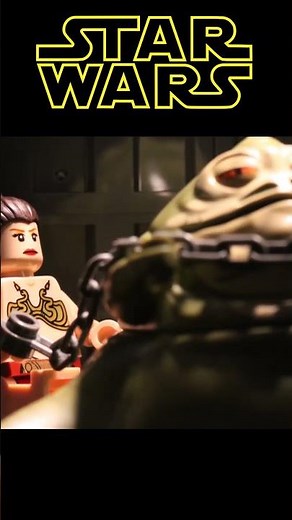 Princess Leia kills Jabba the Hunt - LEGO Star Wars Stop Motion #legostopmotion #legostarwars