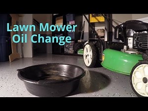 Lawnmower Oil Change