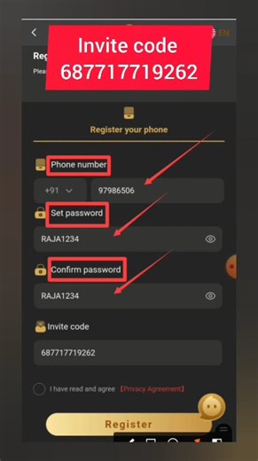Bdg Game Register Kaise Kare// Bdg Game Me Account Kaise Banaye// Bdg Game Invite Code