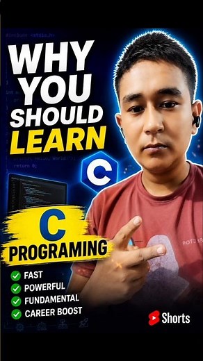 ।।Why Every Programmer Starts With C 💻।। #CProgramming #CLanguage #Coding #Programming