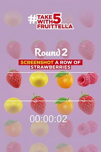 46K views · 9 comments | The Fruittella Machine is up and running!  #Take5WithFruittella and compete against the whole family in three rounds of our Fruittella Machine. Simply screenshot when you see a row of strawberries  Let us know which family member is the winner! | Fruit-tella UK | Facebook