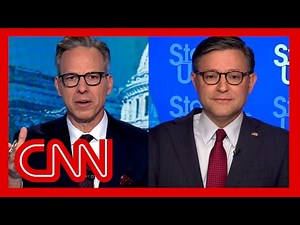 'Nope, nope': Tapper pushes back on Johnson's defense of Trump