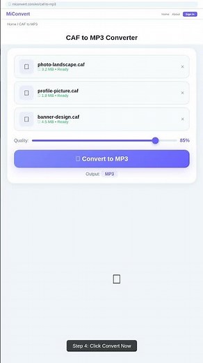 Convert CAF to MP3 Without Installing Anything! #Shorts