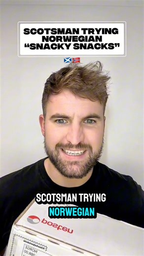 609K views · 13K reactions | Scotsman trying Norwegian “Snacky Snacks” #snacks #snackysnacks #norway #scottish | Ryan Sullivan | Facebook