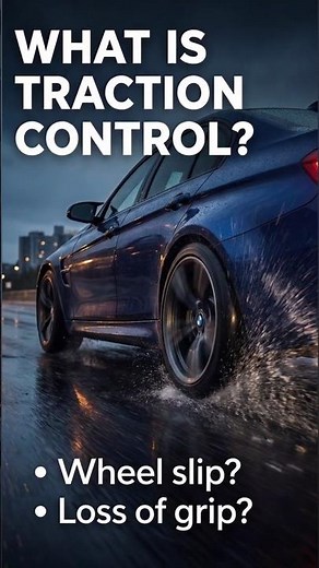 What Is Traction Control System? ⚙️ #education #mechanicalengineering #AutoEngineering #Engineering