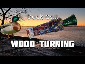 Wood Turning - Making an epoxy duck call with STAT insert kit