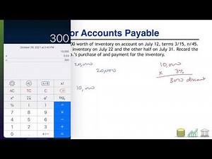 Practice Problem AP-01: Accounting for Accounts Payable