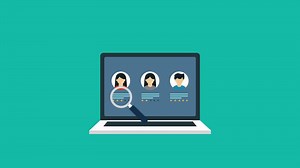 animated Selecting right candidate for job.online job selection.animation best candidate for job