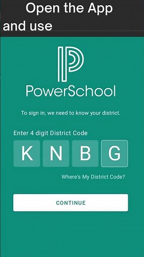 PowerSchool App - Getting Started