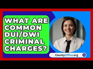 What Are Common DUI/DWI Criminal Charges? - CountyOffice.org