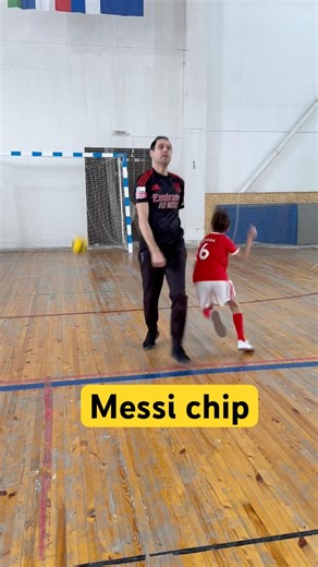 Chip tutorial 🔥#football skills #messi
