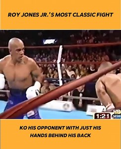 Roy Jones Jr.'s Most classic Fight | SFB