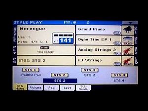 TUTORIAL KORG PA600: 08 ASIGNANDO STS AL RITMO