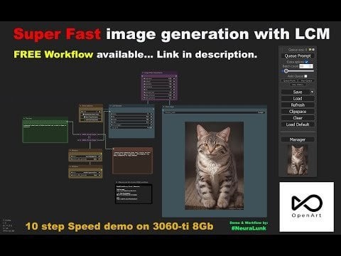 Super fast image generation with LCM Sampler
