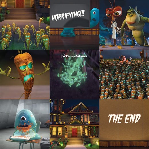 10K views · 42 reactions | Who knew eating your vegetables would be scary? 凌履‍♂️ Watch The Night of the Living Carrots and more spooky DreamWorks Halloween Shorts on disc & digital  www.uphe.com/movies/dreamworks-6-spooky-stories-collection | Monsters vs. Aliens | Facebook