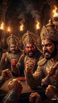 Mahabaratham 54 Shocking Moment! Draupadi Garlands Arjuna & Kings Rage Mahabharata #trending #viral