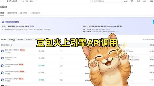 豆包火上引擎API调用