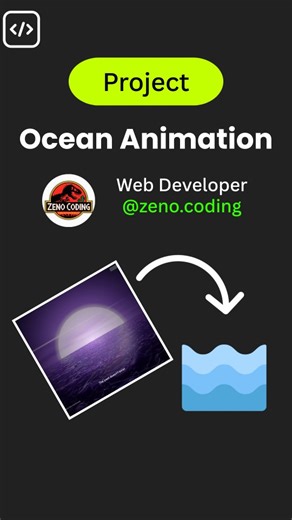 Zeno.Coding on Instagram: "Ocean Animation using Html Css And Javascript and Three js ☠🤯 Next level Animation 💯😍 💬 Code Link In Bio !! FOLLOW US TO LEARN CODING !! Follow for more @zeno.coding 💙 Tags Your Friends 😉 Don’t forget Like ♥ and share 💬 Save for future references 📖 If you found this content useful, please tap the ♥ icon and give me a follow. I would greatly appreciate it. Also, if you have any feedback, questions or concerns, let me know in the comments section 💬. Thanks ☺ ***