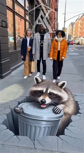 “This sidewalk prank fooled everyone 😂👇” √ AI-generated illusion for creative entertainment. — [AI-generated illusion by andriikalam] #andriikalam #illusionpainting #OpticalillusionArt #StreetPrank #FunnyReactions #nyclife | Andrii Kalam