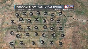 SNOW? OR NO SNOW? European Model says YES and the American Model says NO. View the latest Snow accumulation graphic for more. | Cary Allen KCBD